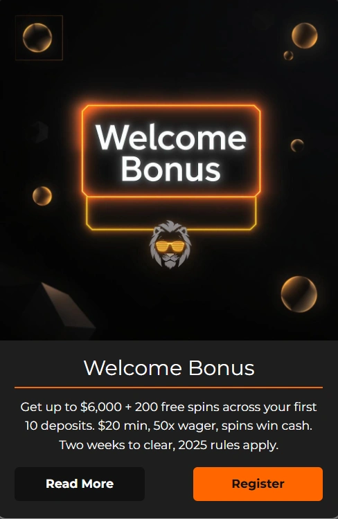 King Johnnie welcome bonus offer